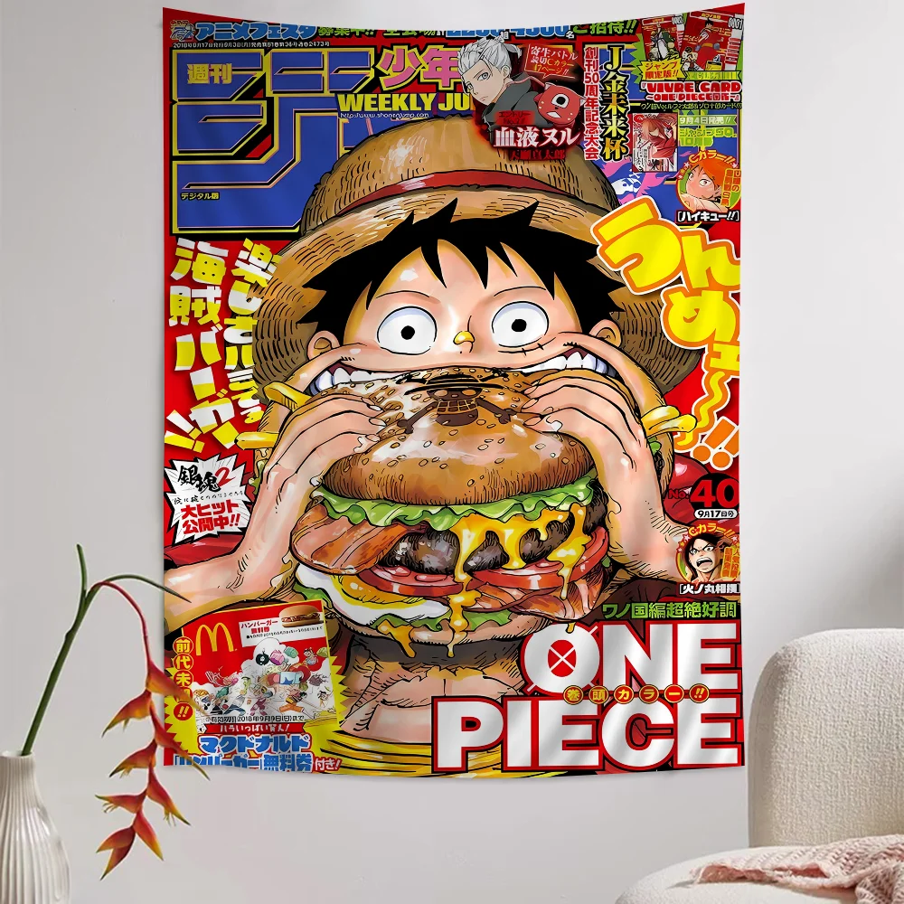 Аниме O-One P-Piece гобелен с героями мультфильмов настенное украшение домашний декор
