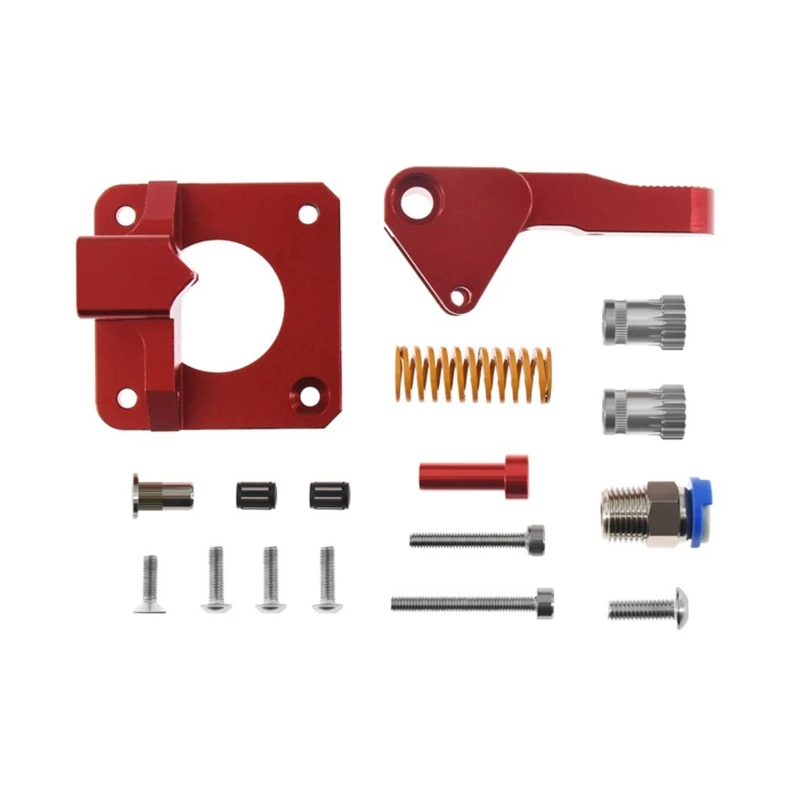 

3D Printer Upgrade Dual Gear Extruder, MK8 extruder Dual Driver Feed Metal Feeder Extruder kit for CR-10 CR-10S Ender-3