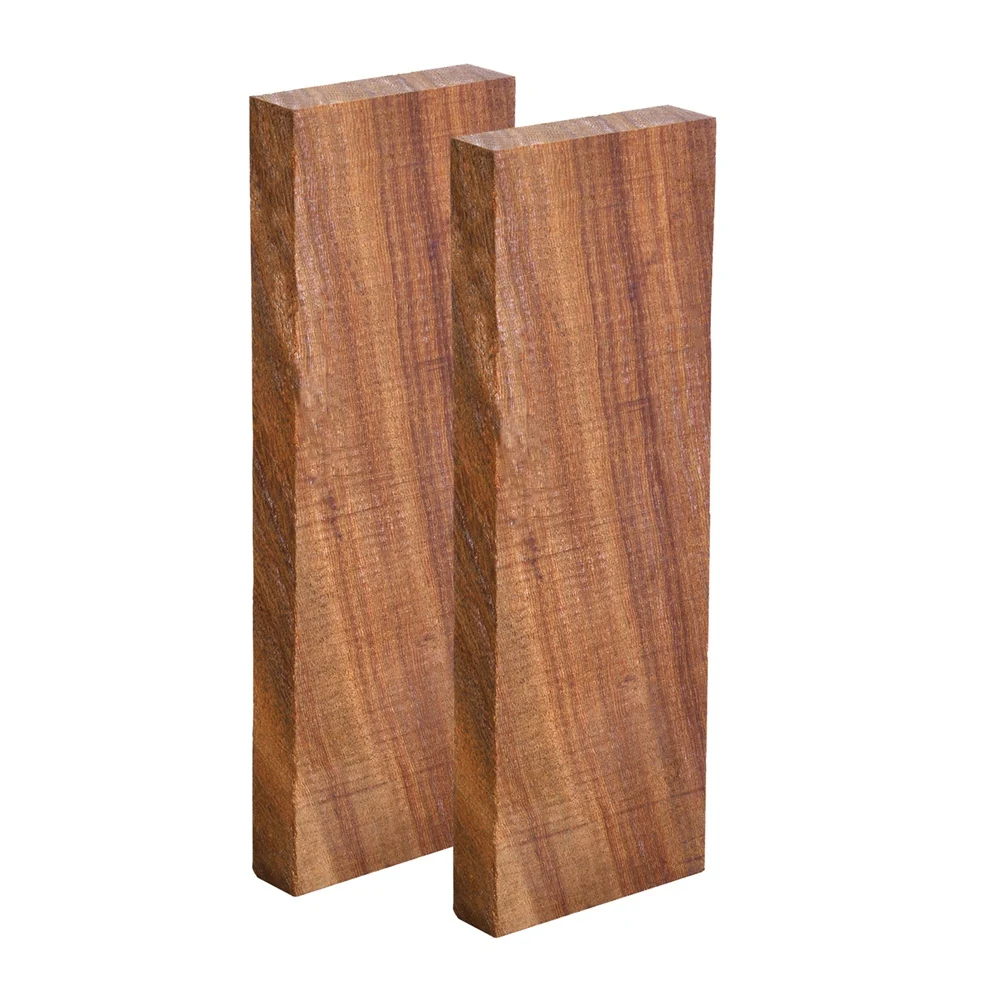 

DIY Knife Handle Material Padauk Wood Knife Handle 120x40x10mm Knife Handle Accessories,2 Pcs