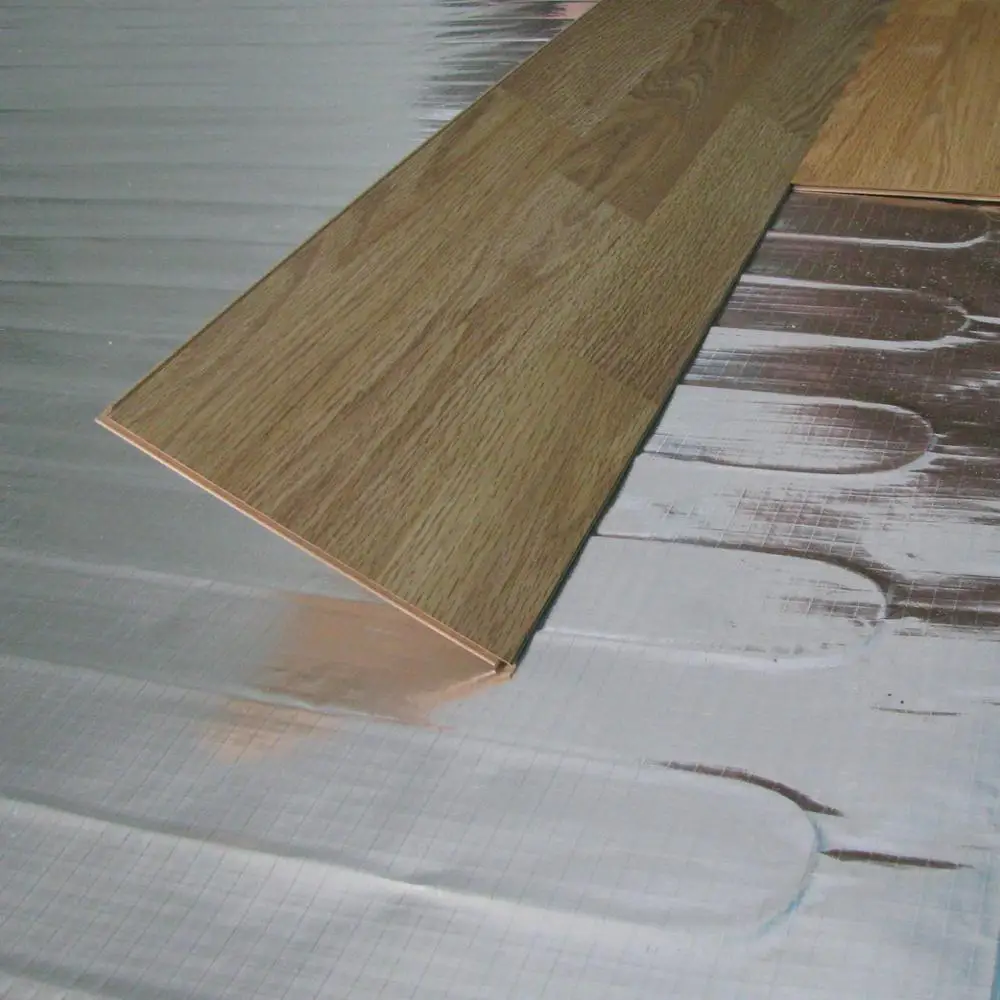 

Premium Quality Electric Under Laminate And Floated Engineered Wood Floors Aluminium Foil Heating Thin Kit Mat Film 150w/m2 230V