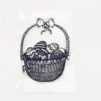 egg basket plants fairy clear stamps seal for diy scrapbooking card rubber stamps making album sheets crafts decor new stamps