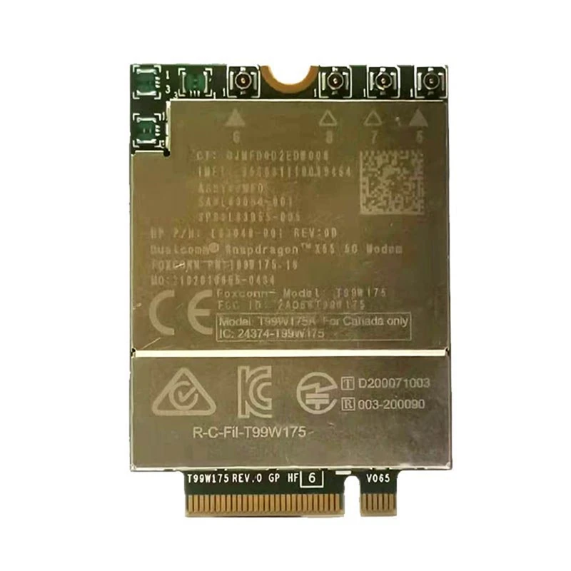 

T99W175 5G NR M.2 5G Card SPS L83053-005 SA L83050-001 X55 5G Modem For Hp Spectre X360 13T-AW200 CONVERTIBLE PC