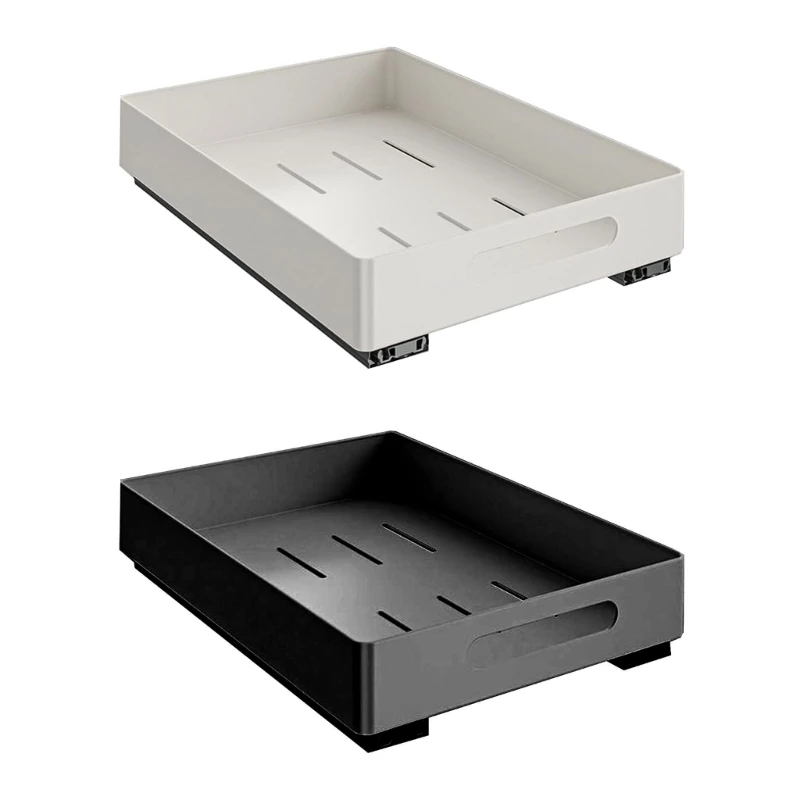 Практичная полка для приправ выдвижные ящики шкафа удобная кухонная хранения