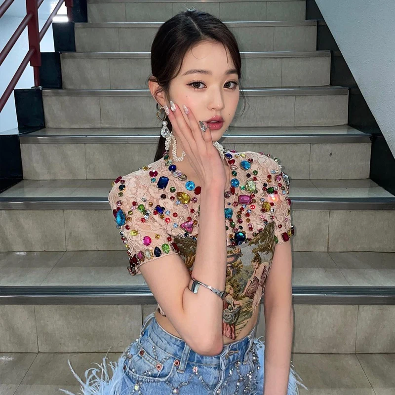 Новая танцевальная одежда Kpop для джазовых танцев женский ночной клубный певец