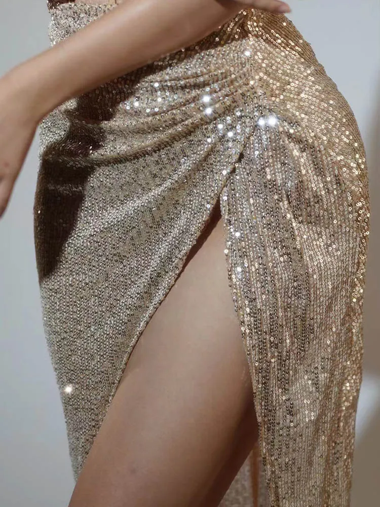 Высокое качество горячее тиснение сексуальная эластичная юбка на бедрах с