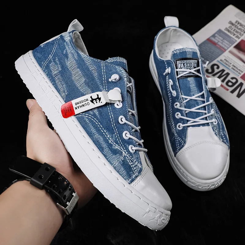 

denim canvas Running Shoes Children Boys Red Sports Shoes Designer 2022 Sneakers Boy Child Orange Man Sport Shoes Footwear