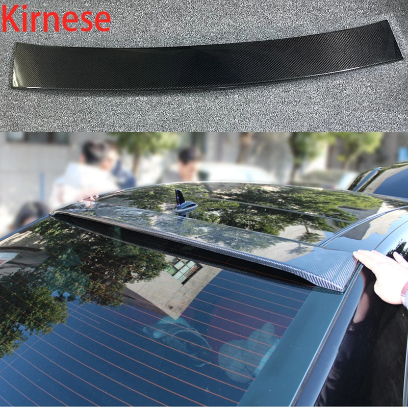 

For Mercedes E Class W212 4-door Carbon Fiber Lorinser Style Rear Trunk Wings Roof Spoiler for Benz 2010-2015