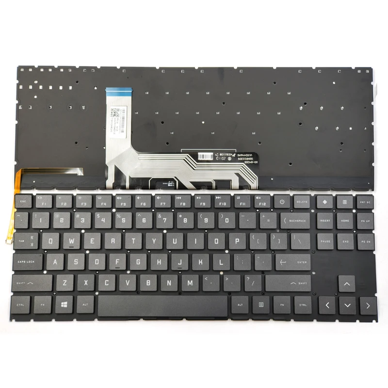 

New For HP Omen 15-EK 15-EK0019NR 15-EN 15-EN0010CA 15-EN0013DX 15-EN0023DX TPN-Q236 Laptop Keyboard US White Backlit Fit AMD