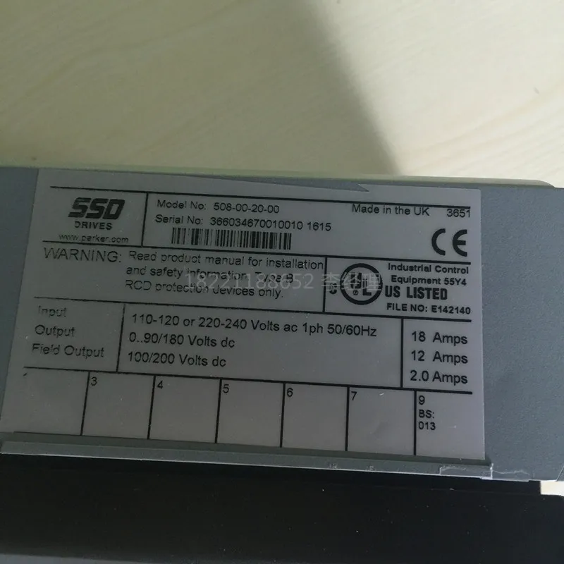 Новый оригинальный регулятор постоянного тока Continental PARKER508C 12A 508-00-12 -00 200 В