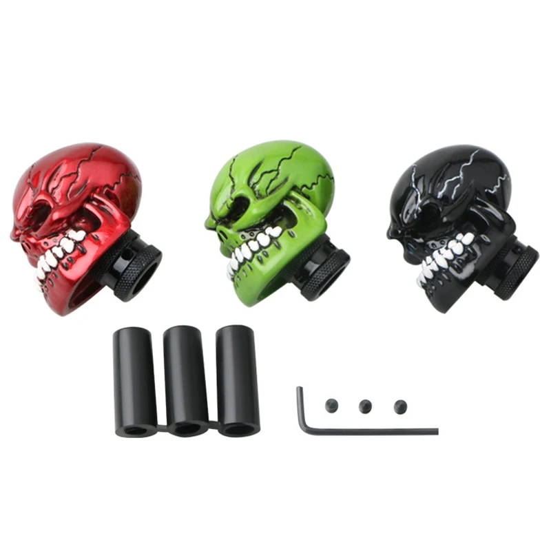 

Skull Gear Stick Head Skull Shape Manual Transmission Car Fit Most Automatic Manual Vehicle