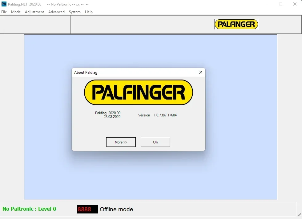 Фото Диагностический инструмент AutoCD Paldiag NET 2026 для систем управления кранами + Keygen++ Уровни 0-4 №2