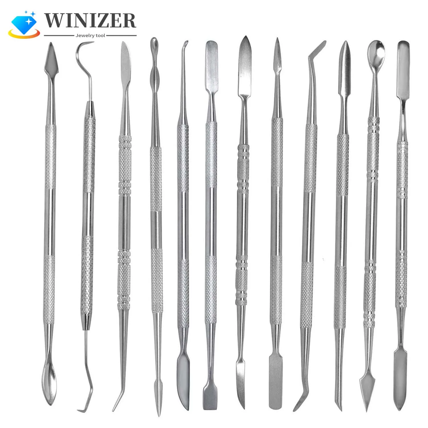 

1Pcs Wax Carvers Tools Stainless Steel Double Ended Wax Scoop Sculpting and Clay Carving Tool Dental Wax Modeling Sculpting Tool