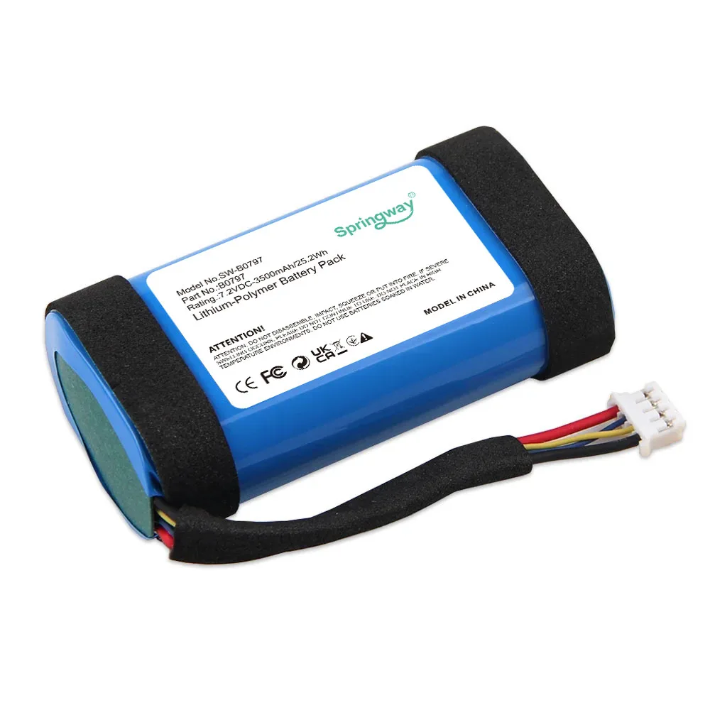 Фото Запасная батарея 7.2V 3500mAh B0797 для беспроводной Bluetooth-колонки Marshall Emberton III 3-го поколения №1