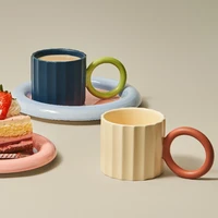 big handle japanese ceramic coffee mug for coffee tea milk water couple mug microwave safe creative birthday gift coffee cup