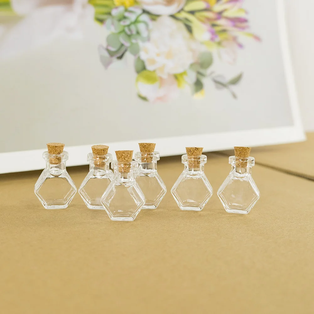 

Набор из 10 мини стеклянных флаконов с пробкой Jarvials