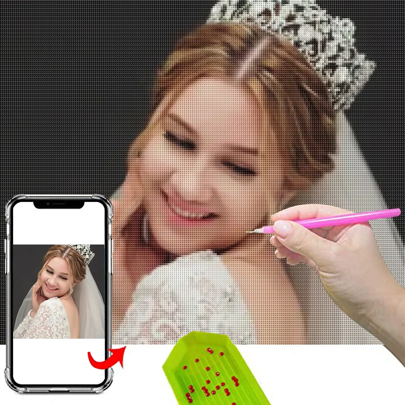 

Фото на заказ 5D алмазная живопись «сделай сам» Алмазная вышивка полный квадрат/круглый стразы Картина Набор для вышивки крестиком украшени...