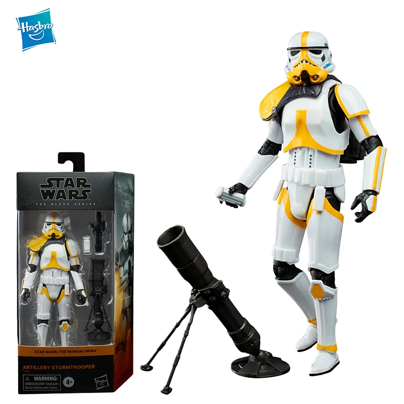 

В наличии Hasbro Звездные войны мандалорианская черная серия артиллерия Штурмовик экшн-фигурка штормовые войска 6-дюймовая модель игрушки для...