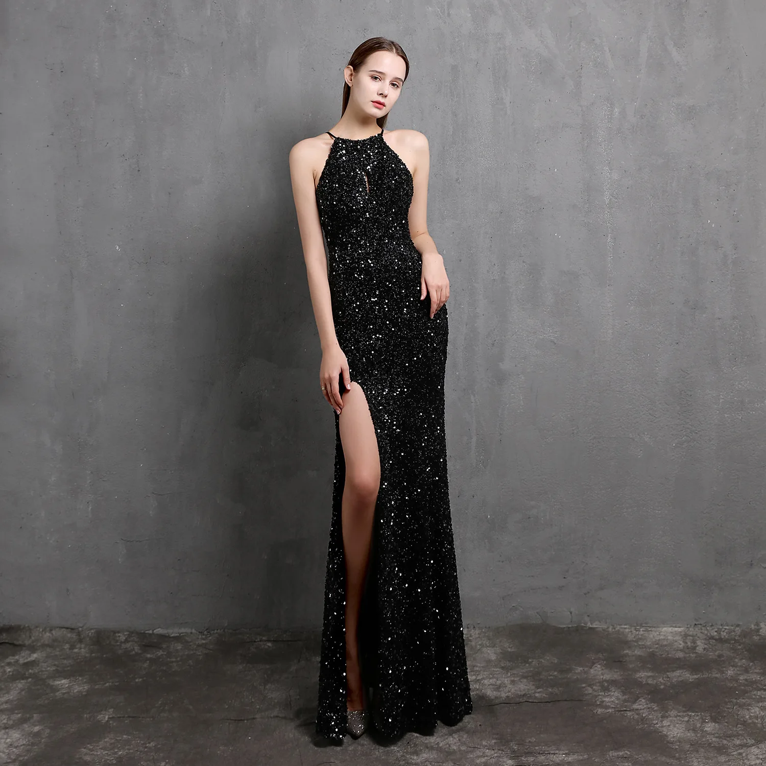 Luxury Designer Evening Party Dresses Women 2022 Elegant Cocktail Prom Formal Maxi Clothes Sexy Sequin Ceremony Birthday Outfits