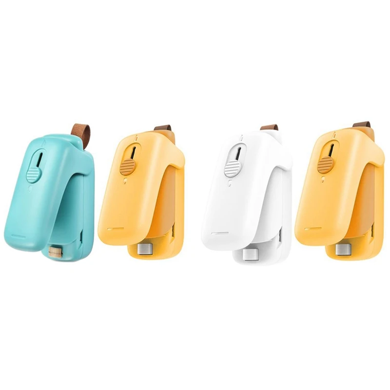 

Mini Bag Sealer,2 In 1 Portable Sealer Cutter,Heat Sealer For Vacuum Sealer Bags,Household Handheld Machine 2PCS