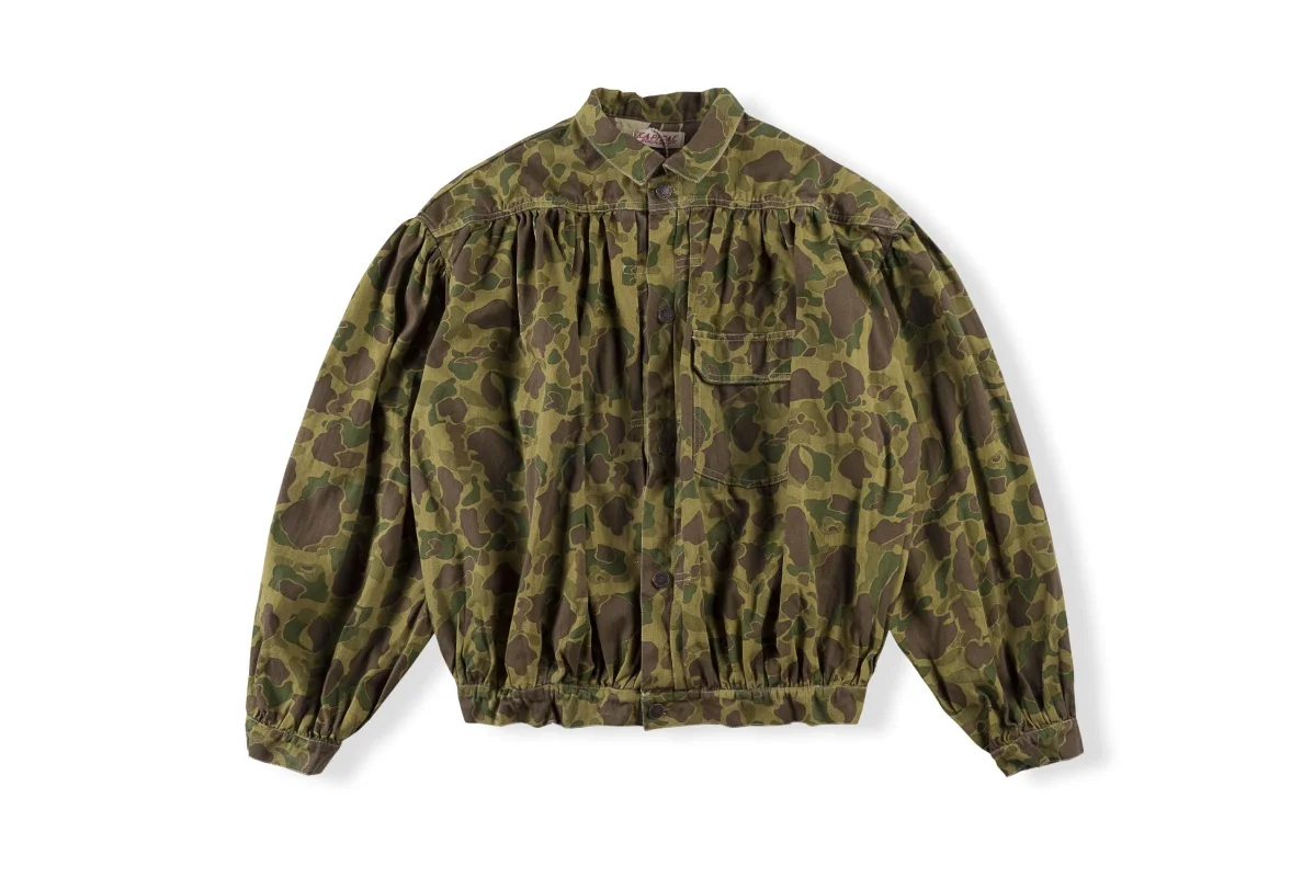 

High Quality 1:1 Japanese Camouflage Ruffled KAPITAL Jacket Kanye West Hip Hop KAPITAL Coat Man Woman Wholesale Clothes