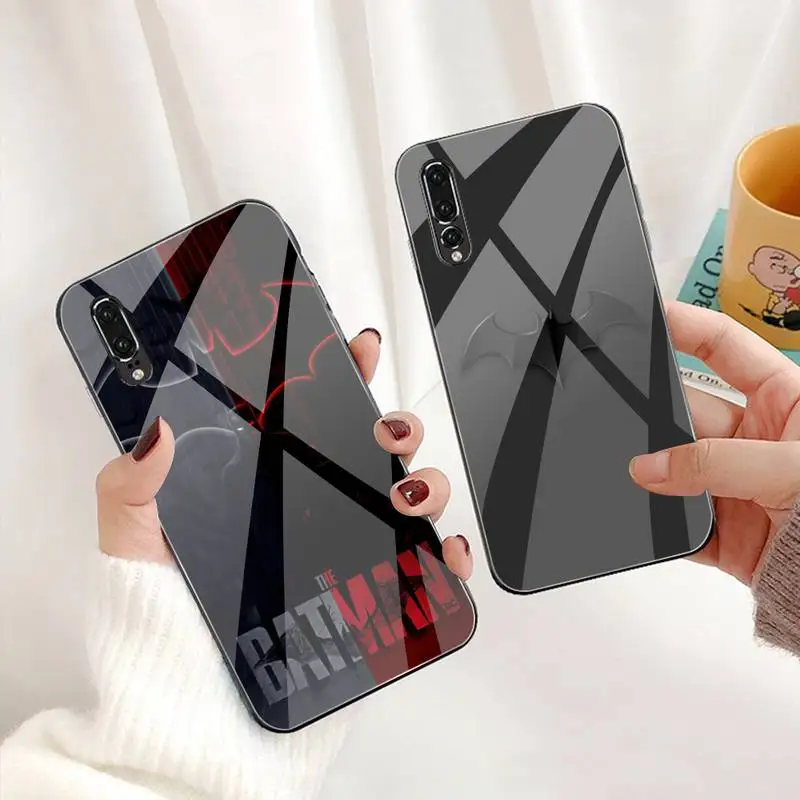 

DC Superhero Batman Phone Case Tempered Glass For Huawei P30 P20 P10 lite honor 7A 8X 9 10 mate 20 Pro