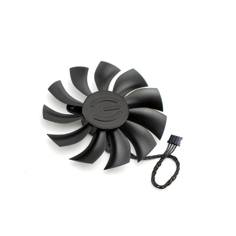 Вентилятор VGA для видеокарты 86 мм/3 38 дюйма 4 контакта 12 В 0 55 А EVGA GTX 1080 Ti 11 ГБ |