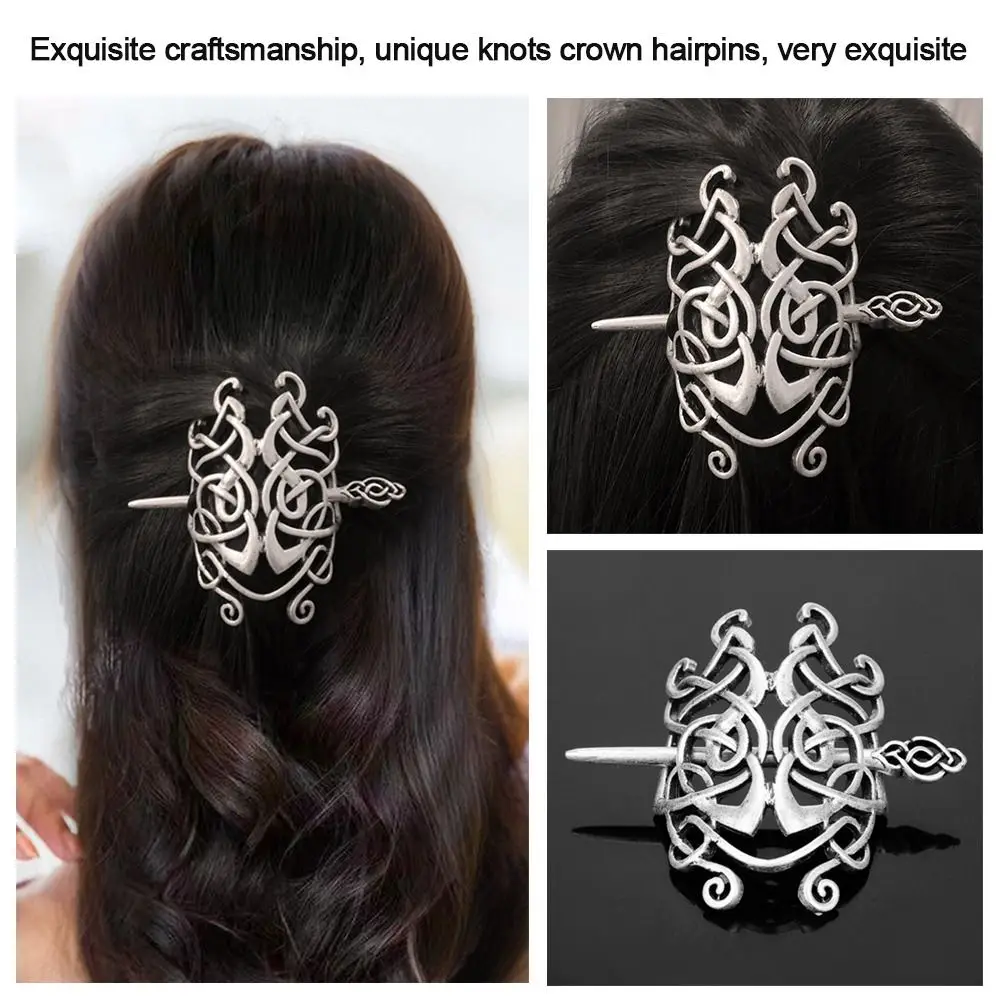 

Vintage Gothic Celtics Knots Viking Hair Accessories Viking Hair Sticks Hair Clips Hairpins