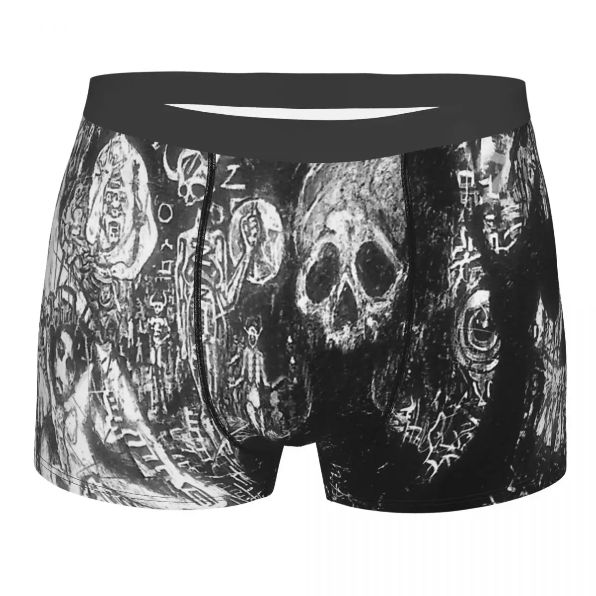 

Graffiti Doodle Sweet Art Day Of The Dead Underpants Cotton Panties Male Underwear Print Shorts Boxer Briefs