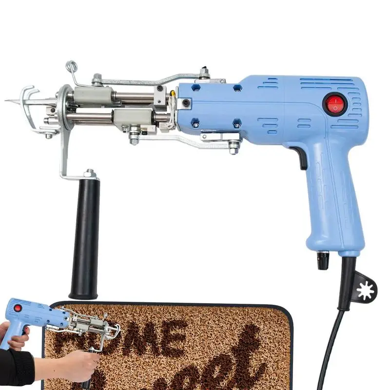 

New Upgrade Tufting Guns 2 In 1 Both Cut Pile And Loop Pile Electric Rug Guns Handmade DIY Carpet Weaving Flocking Machine