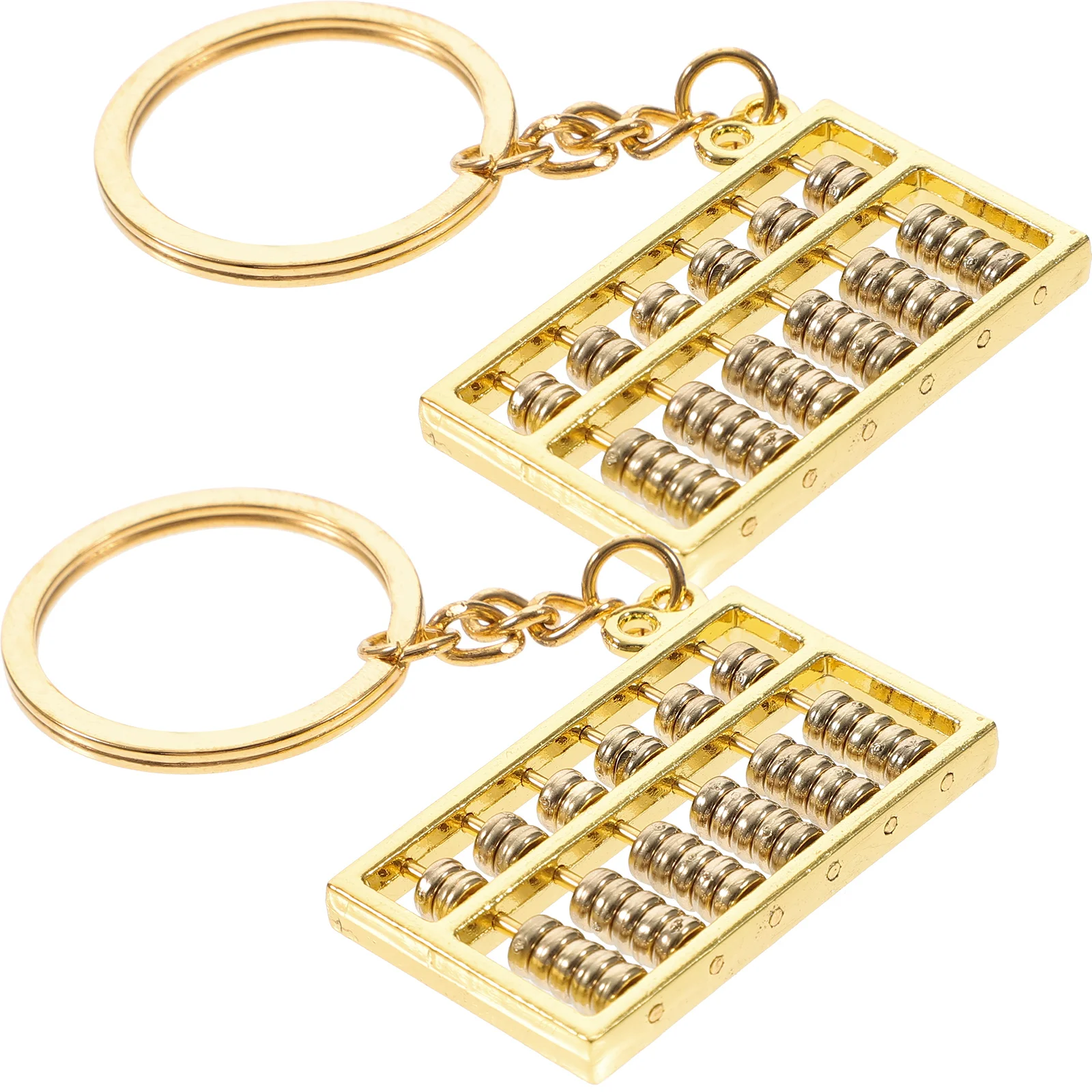 

2pcs Delicate Abacus Pendant for Keychain Decor Decorative Abacus Adornment Delicate Abacus Decor