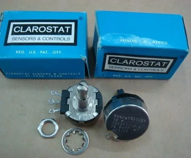 Фото Clarostat RV4NAYSD102A 53C3-1000-S Потенциометр 1K, Мексика №1