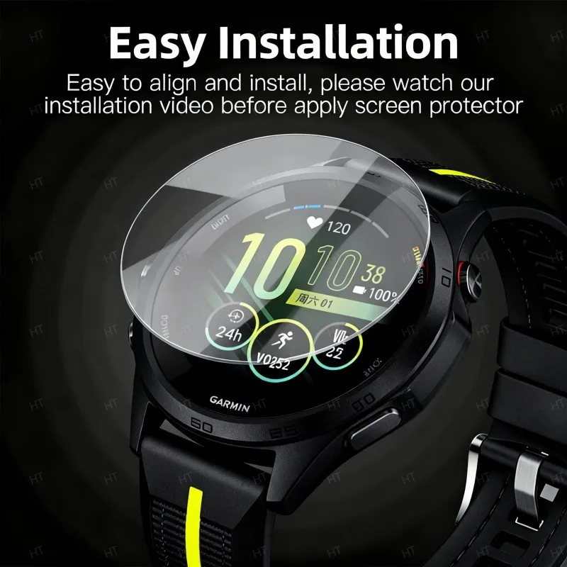 Фото Защитное стекло для Garmin Forerunner 165 255 955 55 45 245 945 935 745 Защитная пленка для экрана для Garmin Fenix 8 AMOLED Solar 7X 6X 7 6 7S 6S Pro 5 5S Защитное стекло №2