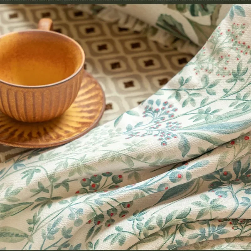 Американские занавески в сельском ретро-стиле для гостиной хлопковые