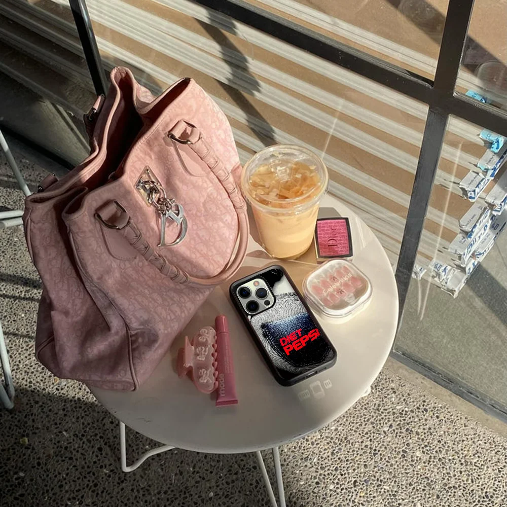 Чехол для телефона Addison Rae-Diet Pepsi IPhone 11 12 13 14 15 Plus Pro Max зеркальный акриловый чехол