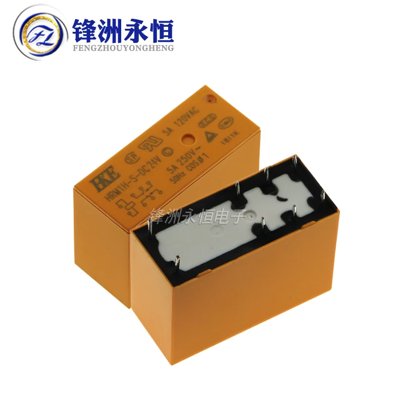 HRM1H-S-DC24V-C 5A, двухгрупповое преобразование реле Hke, заменить SMI-24VDC-SL-2C