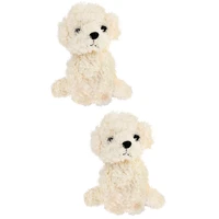 2 pcs dog cuddly stuffed animal children birthday gift pendant