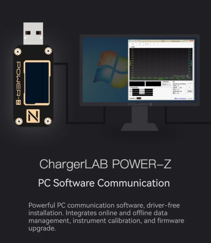 POWER-Z KM003C KT002 KM001 PRO Тестер USB PD3.1 Протокол 48 В Диапазон Dual Type-C Тестер Зарядное устройство Напряжение Ток Пульсация Мощность (art.: 3920cb7ed73af) - 3920cb7ed73af