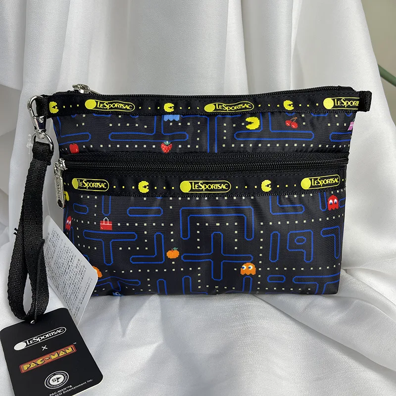 Kawaii аниме Snoopys Pikachu Totoros Lesportsac Сумка-клатч мультяшный Модный женский косметичка с