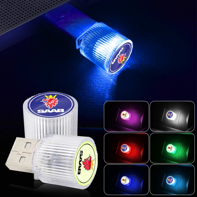 

Mini USB LED Car Light Auto Interior Atmosphere Light for SAAB 03-10 Scania BJ SCS 9-5X 95 93 900 4289-X Turbo X 600 Monster GT