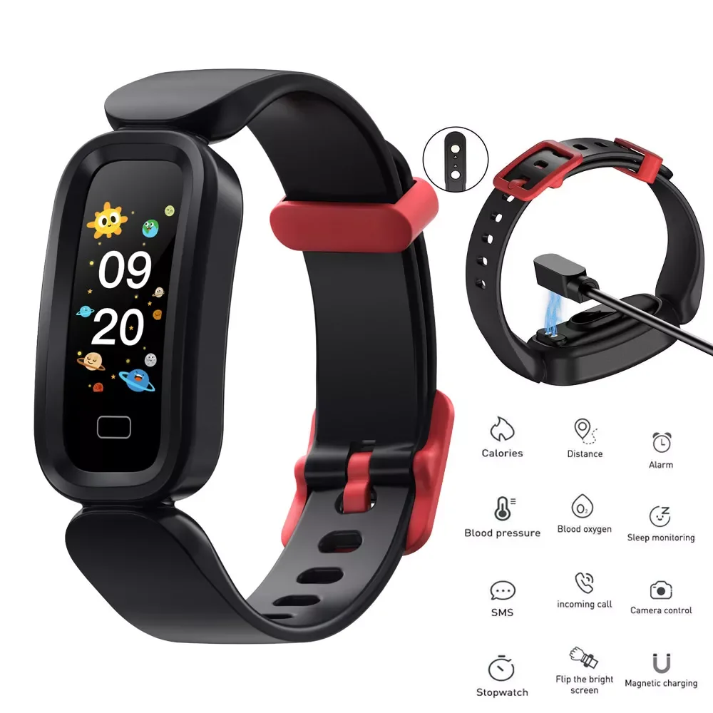 

Smart Watch Pedometer Sports Bracelet Fitness Calorie Step Counter Tracker For Kids Children's Digital Wristwatches