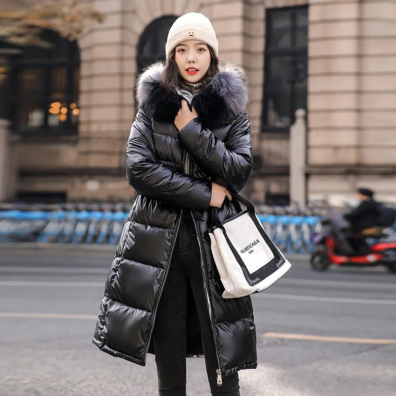 2021 Women Down Padded Jacket Fashion Thick Sequined Cotton Clothing Trend New Bread Clothing Coats