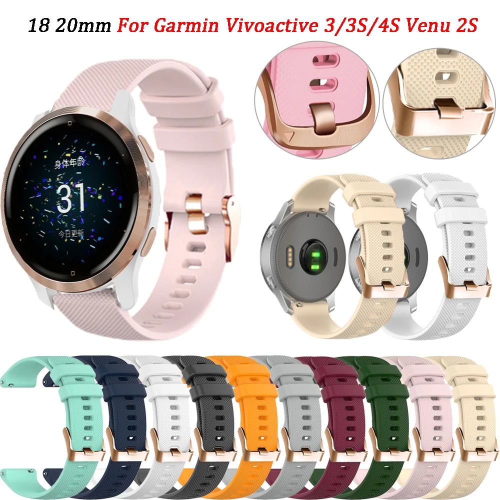 

Ремешок из розового золота для смарт-часов Garmin Vivoactive 3/3S