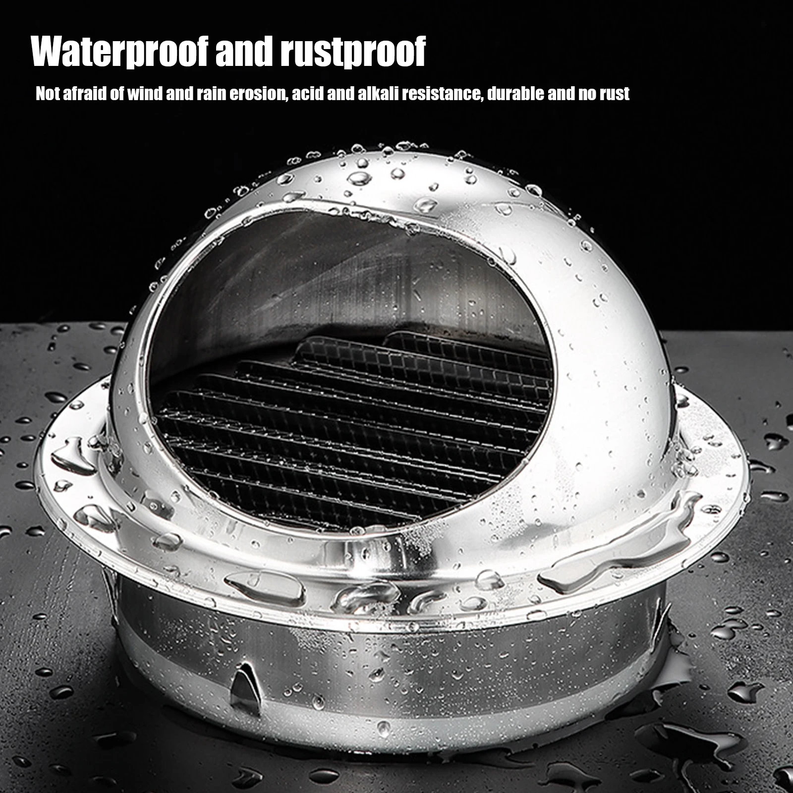 Настенная деталь из нержавеющей стали тройная Обложка выходное отверстие для