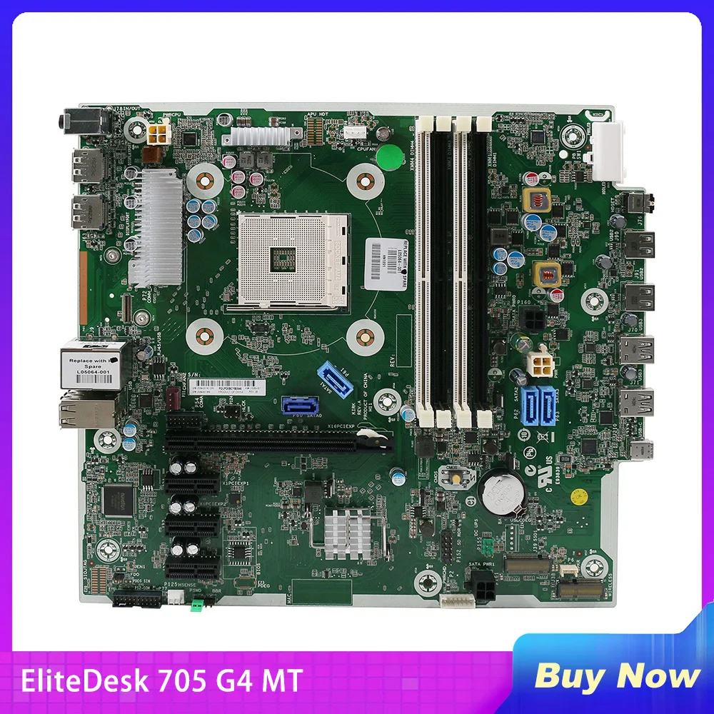 For HP EliteDesk 705 G4 MT PC Desktop Motherboard L05064-001 L03080-001 AM4 Perfect Test