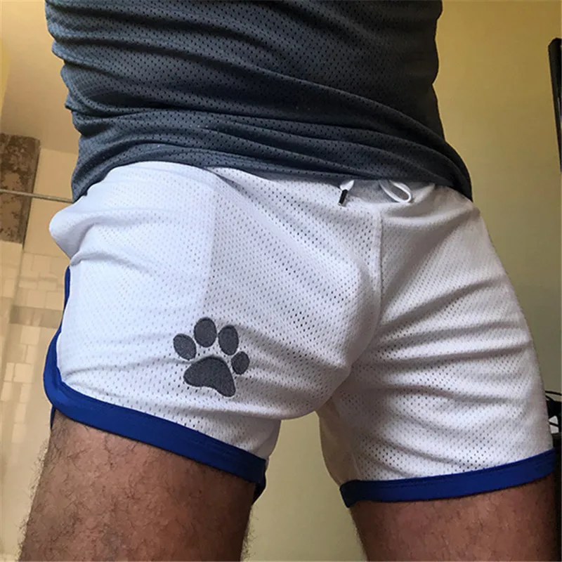 

Summer Sports Three-point Pants Men's Running Shorts Quick-drying Breathable Color-block Beach Pants Elastic Loose Fitness Pants