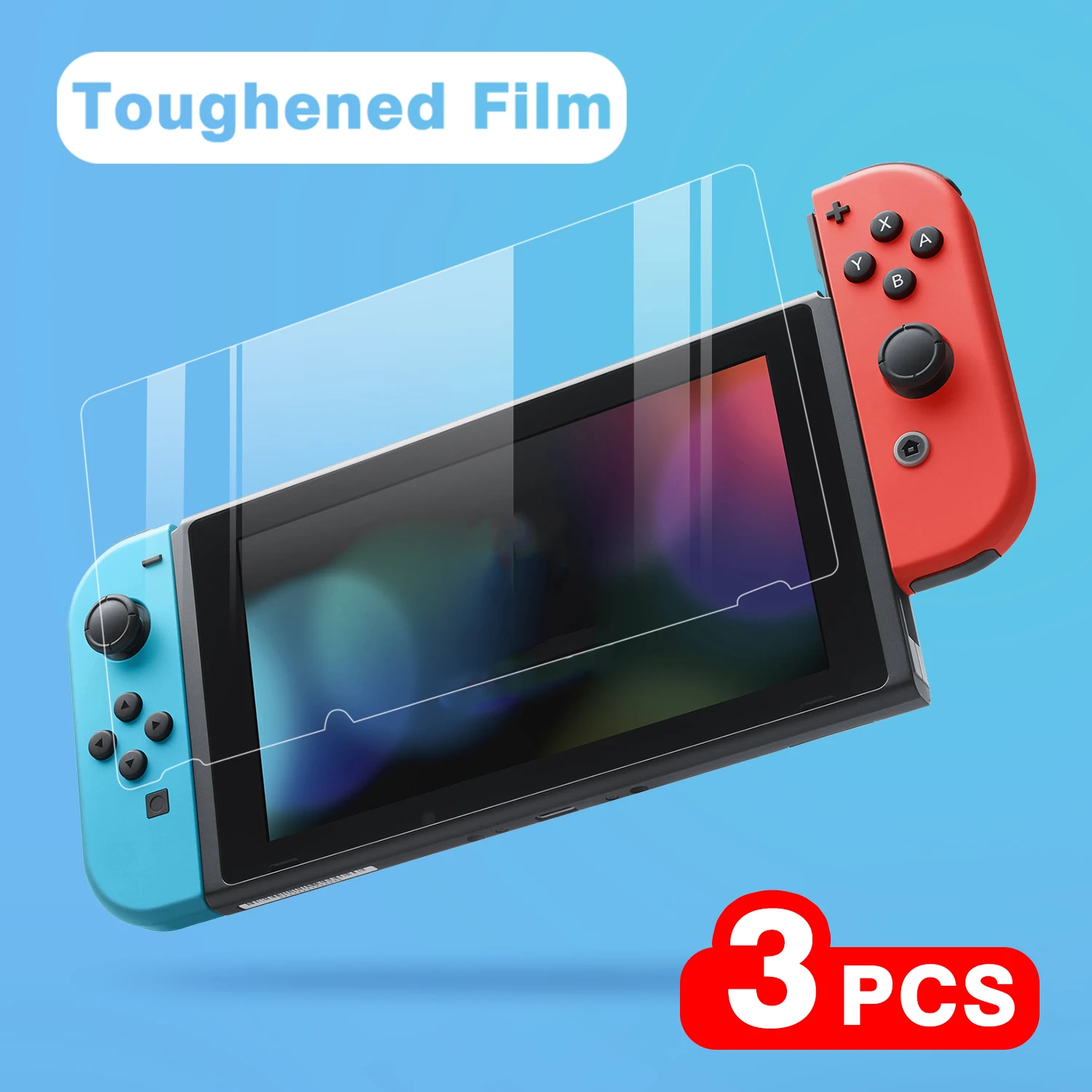 1/2/3PCS Protective Tempered Glass For Nintend Switch Lite Screen Protector Film For Nintendos Switch NS OLED Glass Accessories