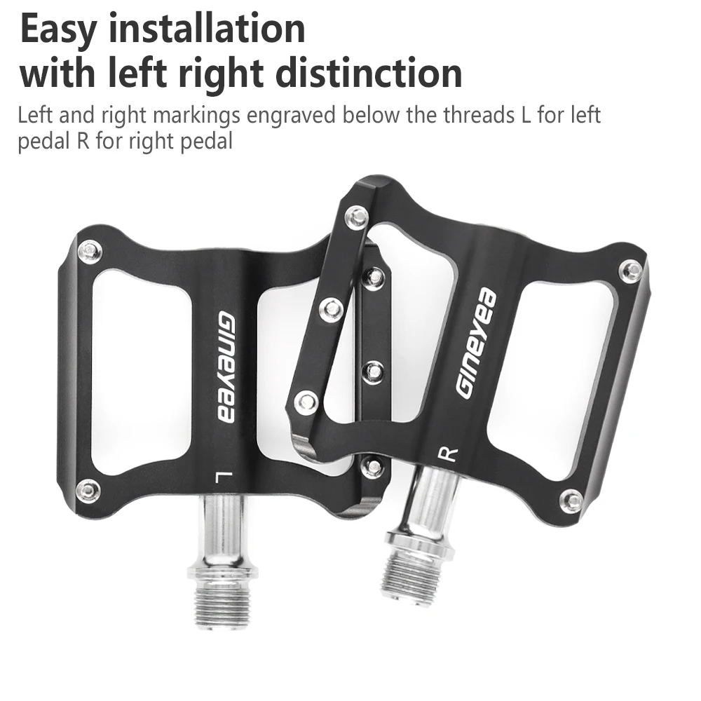 Gineyea K349 Сверхлегкая велосипедная педаль противоскользящая нескользящая из