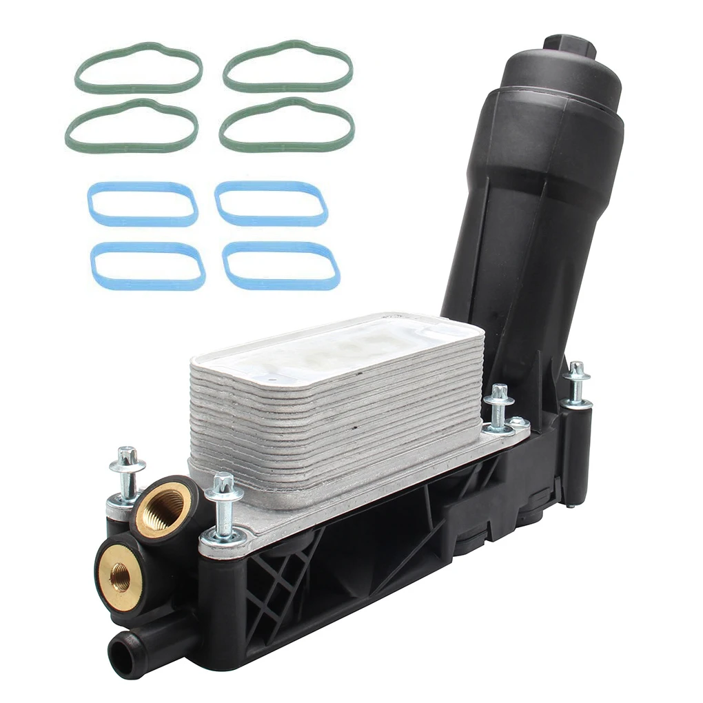 

5184294AE Engine Oil Cooler Filter Housing with Sensor Cooling Adapter