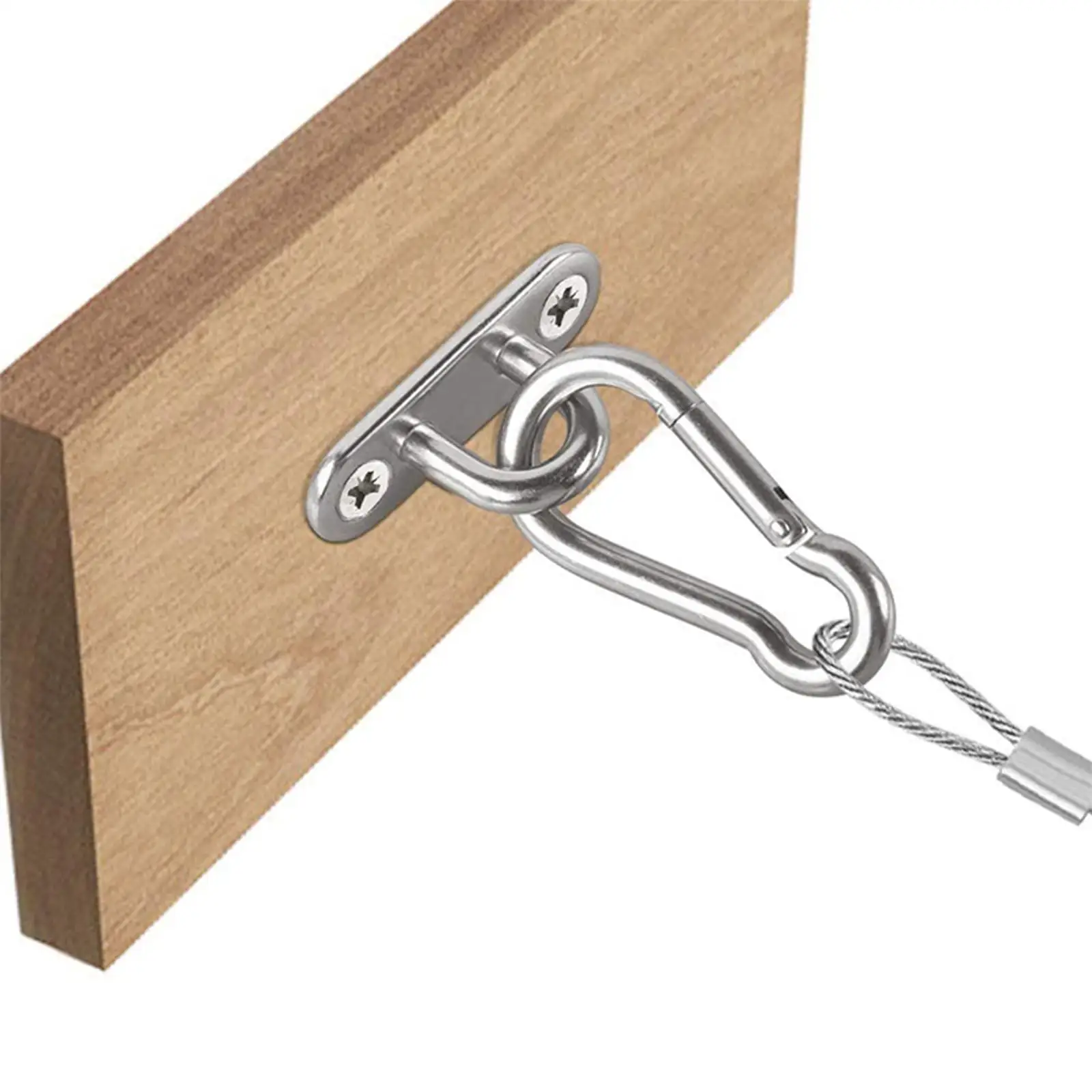 

Metal Boat Pad Eye Hook Straps Rigging Anchor Point Deck Loop Canoe Kayak
