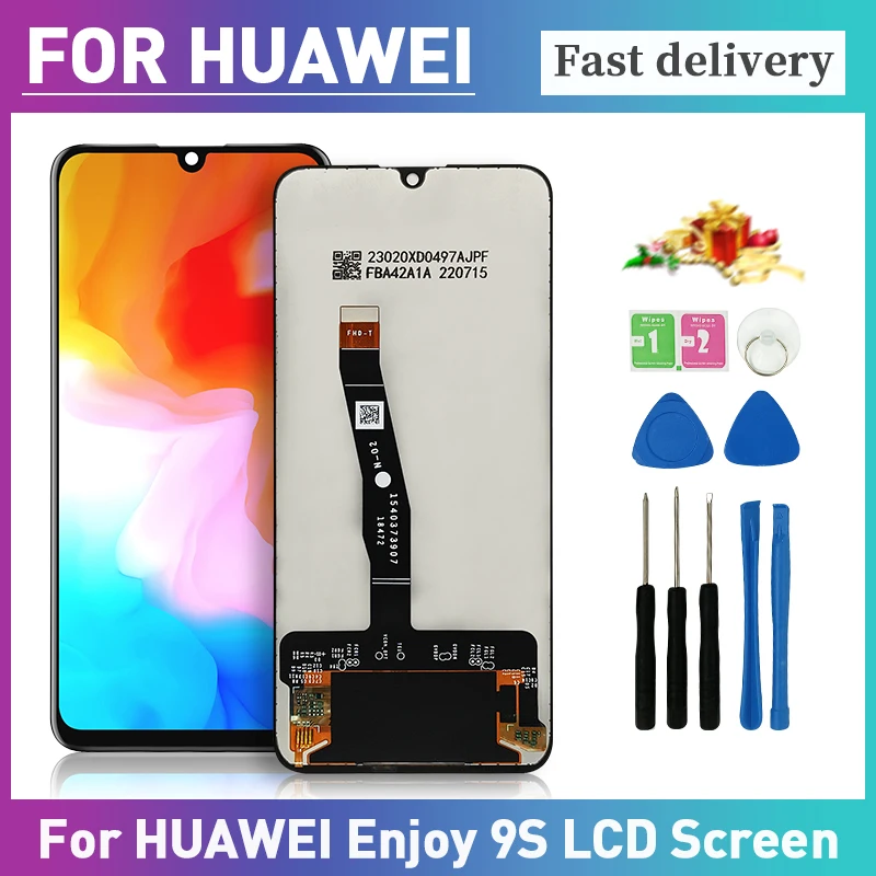 

6.21" LCD for Huawei Enjoy 9s Display Touch Screen LCD Replacement 100% Tested Digitizer Assembly Part POT-AL00a